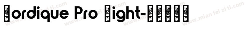 Nordique Pro Light字体转换